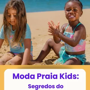 Imagem de capa para o Ebook  Moda Praia Infantil: Segredos do Sucesso em Vendas​