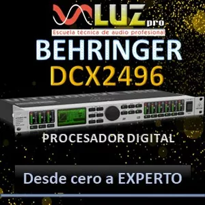 Imagen de portada para Curso online BEHRINGER DCX2496, de cero a experto en procesadores digitales