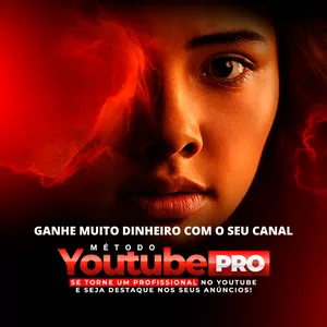 Imagem de capa para o Curso online METODO YOUTUBE PRO - GANHE MUITO DINHEIRO COM O SEU CANAL