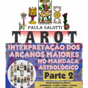Imagem de capa para o Curso online TAROT - Parte 2 - INTERPRETAÇÃO DOS ARCANOS MAIORES NO MANDALA