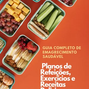 Imagem de capa para o Ebook Guia Completo de Emagrecimento Saudável