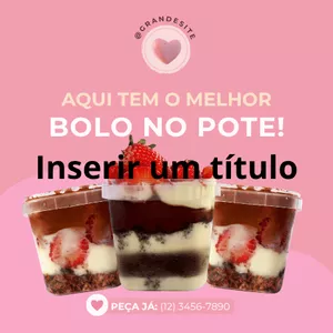 Imagem de capa para o Ebook Bolo de Pote de Sucesso