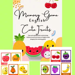 Cover image for Ebook Memory Game Cute Fruits
