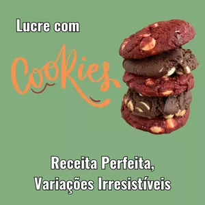 Imagem de capa para o Curso online Lucre com Cookies - Receita Perfeita, Variações Irresistíveis