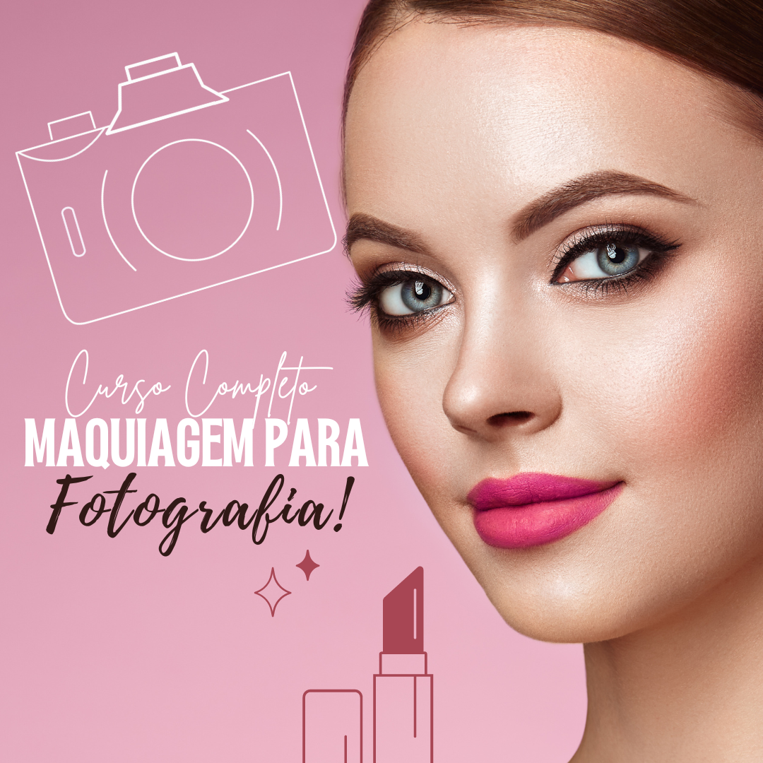 Imagem do curso Maquiagem Para Fotografia - Curso Completo