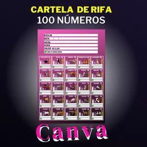 Imagem de capa para o Curso online Cartela de Rifa com 100 Números 