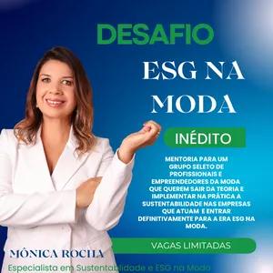 Imagem de capa para o Curso online Desafio ESG na Moda