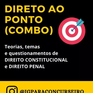 Imagem de capa para o Ebook COMBO Direto ao Ponto - Penal e Constitucional