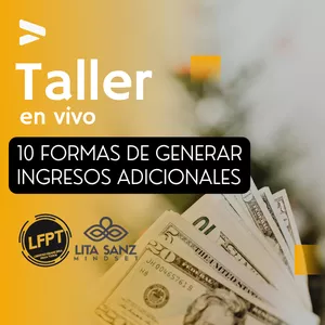 Imagen de portada para Evento online Taller - 10 Formas de generar ingresos adicionales.