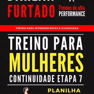 Imagem de capa para o Ebook Treino para Mulheres - Continuidade Etapa 7
