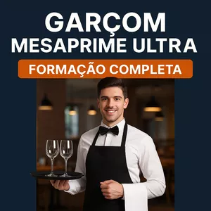 Garçom MesaPrime Ultra – Formação Completa 