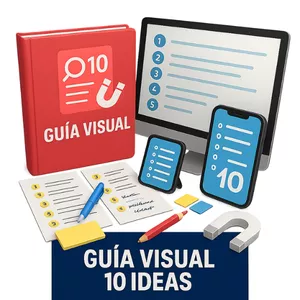 Imagen de portada para Curso online Guía Visual: 10 Ideas de Productos Digitales que ya están vendiendo