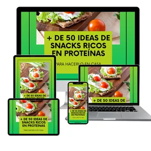 Imagen de portada para Ebook Guía Exprés de Snacks Proteicos