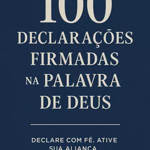 Imagem de capa para o Ebook 100 Declarações Firmadas na Palavra de Deus