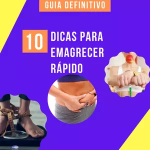 Imagem de capa para o Ebook  Como emagrecer rápido!