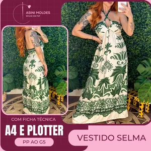 Imagem de capa para o Curso online VESTIDO SELMA - Molde em PDF