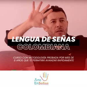 Imagen de portada para Curso online Lengua de Señas Colombiana desde el Arte 