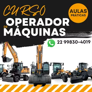 Imagem de capa para o Curso online CURSO OPERADOR DE MAQUINAS PESADAS (3X1)
