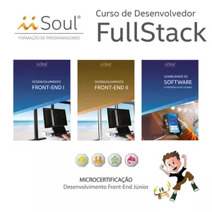 Imagem do curso Curso de Desenvolvedor FullStack - Desenvolvedor Front-End Júnior - Microcertificação 2