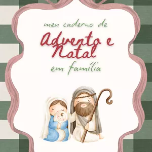 Imagem de capa para o Ebook Meu Caderno de Advento &amp; Natal 2025