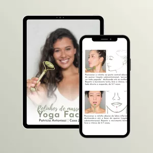 Imagem de capa para o Ebook GUIA: Como usar o rolinho de massagem facial (roller) corretamente?