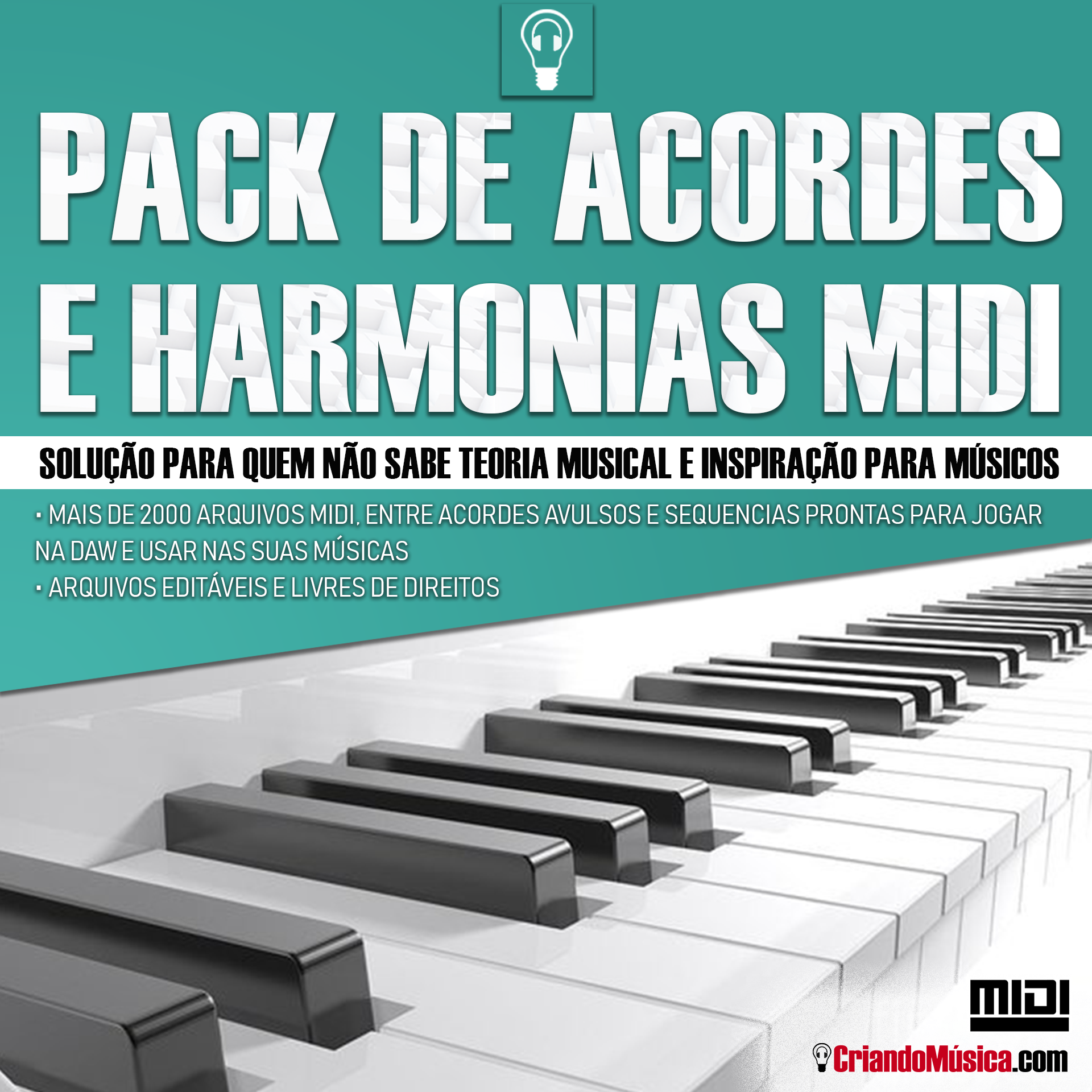 Imagem do curso  Pack de Acordes e Harmonias MIDI