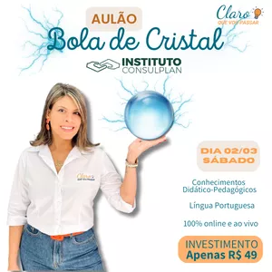 Imagem de capa para o Evento online Aulão Bola de Cristal - Banca Instituto Consulplan