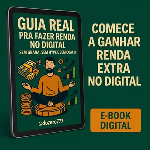 Imagem de capa para o Ebook Guia Real - PARA FAZER RENDA NO DIGITAL