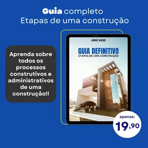 Imagem de capa para o Ebook Guia Completo e Definitivo - Etapas de uma Construção