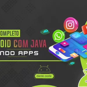 Imagem de capa para o Curso online  Curso Completo Android com Java - Criando Apps