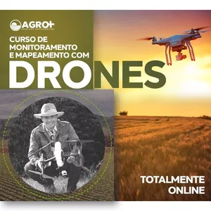 Imagem de Mapeamento aéreo por drones e processamento de imagens na agricultura  criado por Cristiano Zerbato na hotmart