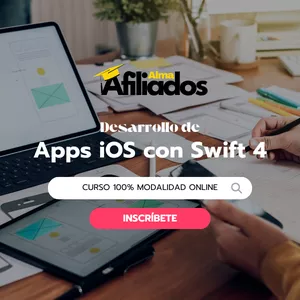 Imagen de portada para Curso online ▶Desarrollo de Apps iOS con Swift 4