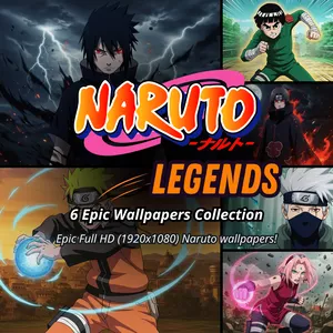 Cover image for Online course Naruto Legends: 6 Epic Wallpapers Collection
