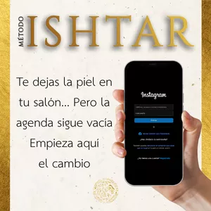Imagen de portada para Curso online Método ISHTAR - Haz que tu salón brille en redes y en reservas