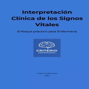 Imagen de portada para Ebook Interpretación clínica de los signos vitales-Enfoque práctico para Enfermería.