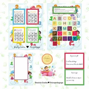 Imagem de capa para o Ebook Bingo letras do alfabeto