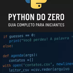 Imagem de capa para o Ebook Python do Zero: Guia Completo para Iniciantes