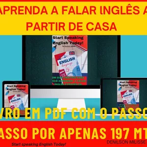 Imagem de start speaking english today criado por Edgar Sabino na hotmart
