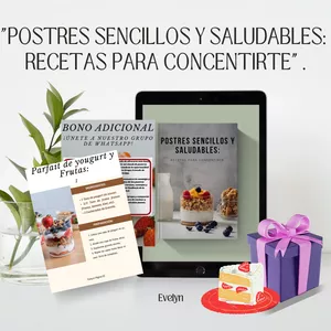 Imagen de portada para Ebook POSTRES SENCILLOS Y SALUDABLES: RECETAS PARA CONSENTIRTE.