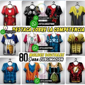 Imagen de portada para Curso online Mega pack 80 diseños de super heroes 