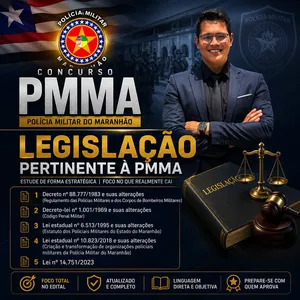 Imagem do curso PMMA - LEGISLAÇÃO  PERTINENTE  À  PMMA DO ZERO 