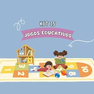 Imagem de capa para o Ebook Kit 15 jogos educativos