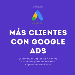 Imagen de portada para Curso online Más Clientes con Google Ads