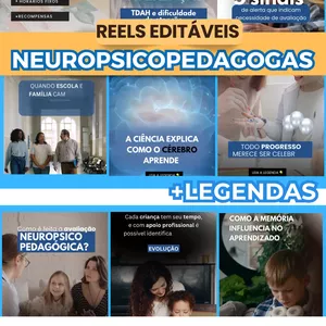 Imagem do curso Reels Neuropsicopedagoga