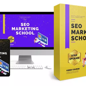 Imagem principal do produto 📽 Video Course! 🎯 SEO Marketing School ➕ SEO Marketing School Upgrade Package❗