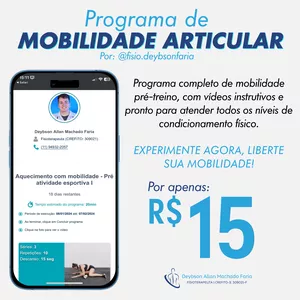 Imagem de capa para o Curso online Programa de Mobilidade Pré-Treino @fisio.deybsonfaria