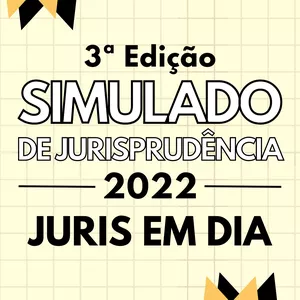 Imagem de capa para o Ebook 3º Simulado Juris em Dia
