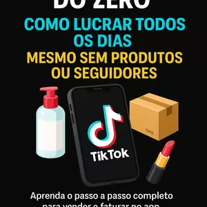 Imagem de capa para o Ebook Tiktok Shop do Zero