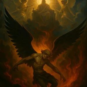 Imagem de capa para o Ebook “O Início – A queda de Lúcifer".