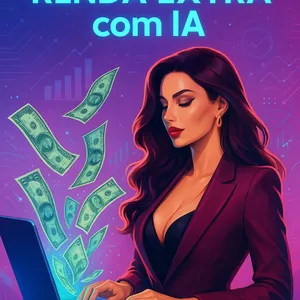 Imagem de capa para o Ebook Renda Extra com IA
